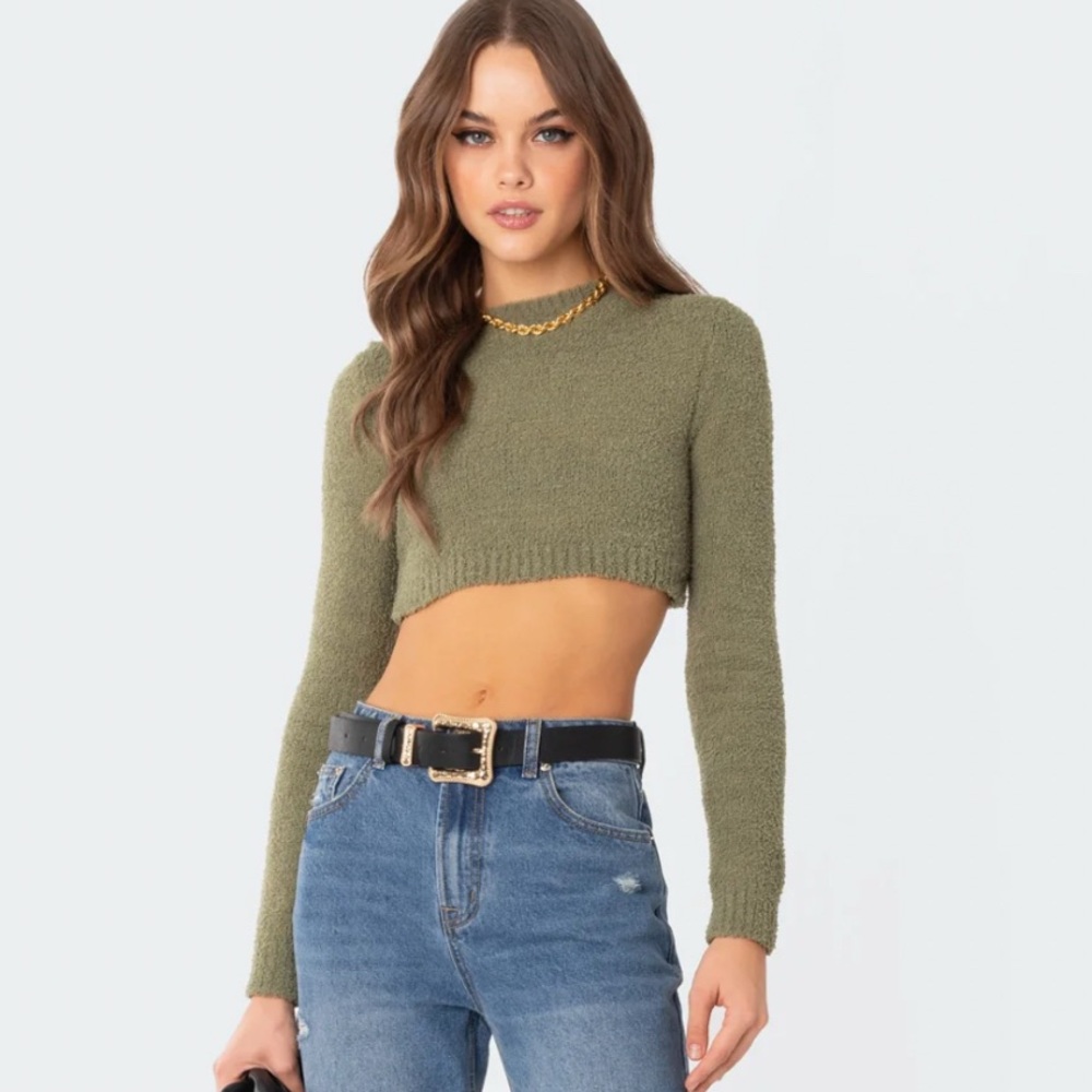 Edikted Green Sweater